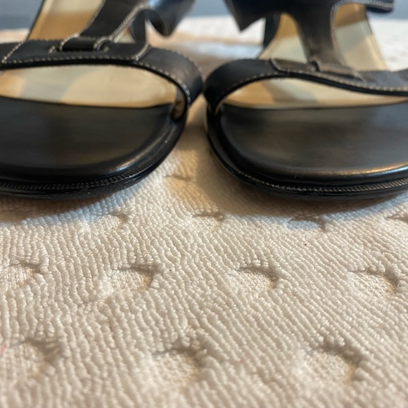 ANNE KLIEN Black T-Strap Mule - Picture 12 of 16